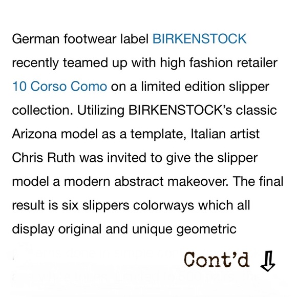 Birkenstock x 10 Corso Como Ltd. Exquisite Sandal - Picture 7 of 16
